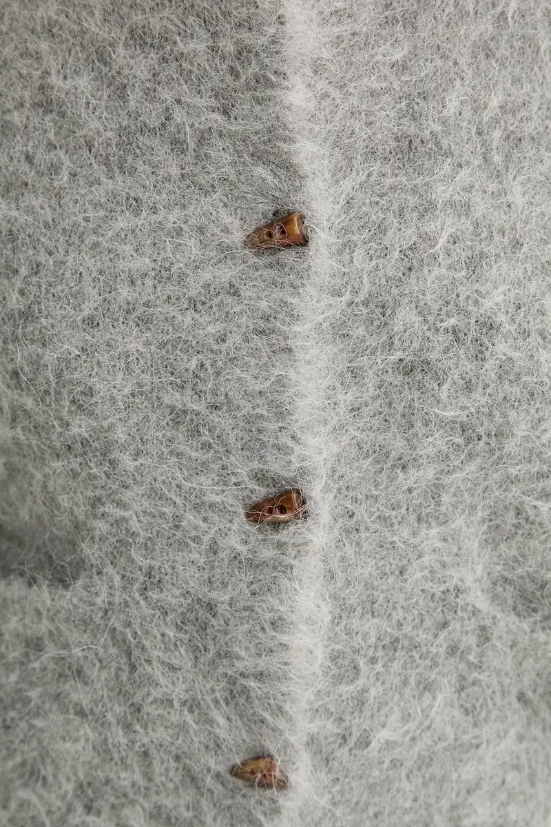 MUNTHE Cardigan Donna Grigio 3610074 miniatura 5