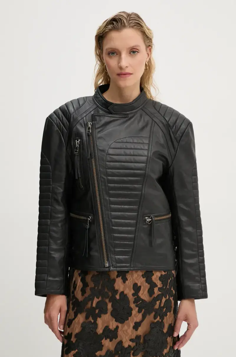 giacca da motociclista TWEEKIE donna colore nero 243152224304