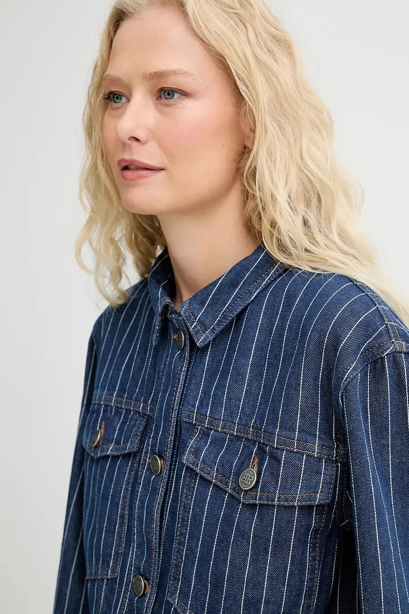 giacca di jeans LINDY colore blu 253154425316 miniatura 4