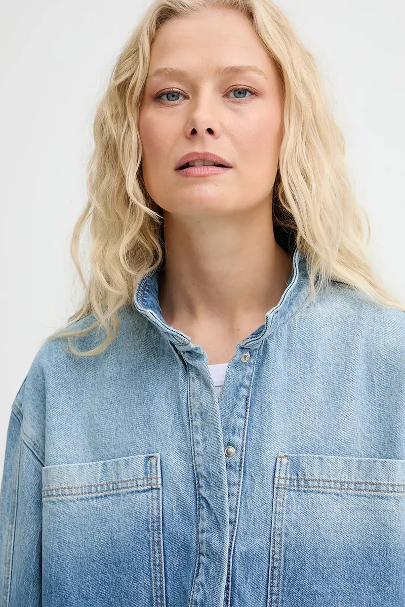 MUNTHE Jeans Donna Blu 3245703 miniatura 5