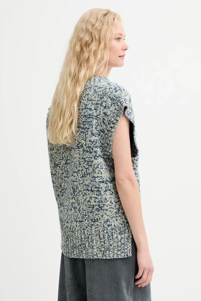 gilè in lana LARAZZA donna colore blu 253160325371 miniatura 3