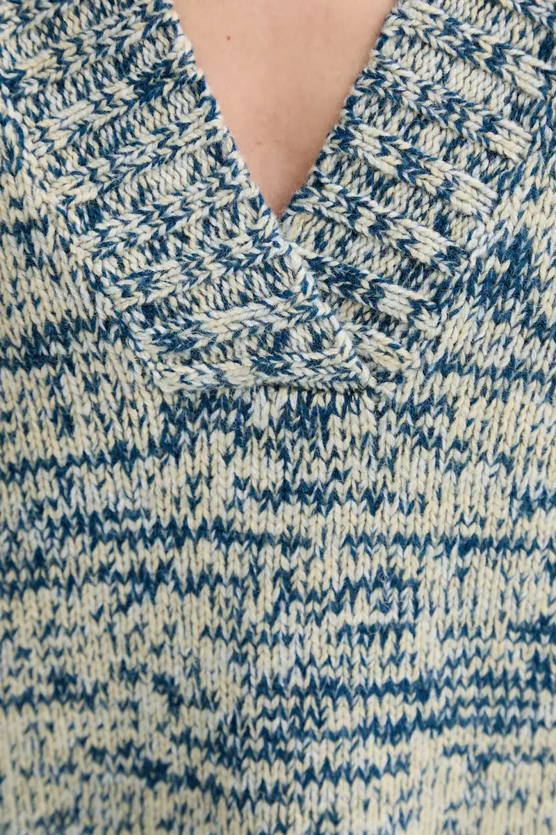 gilè in lana LARAZZA donna colore blu 253160325371 miniatura 5