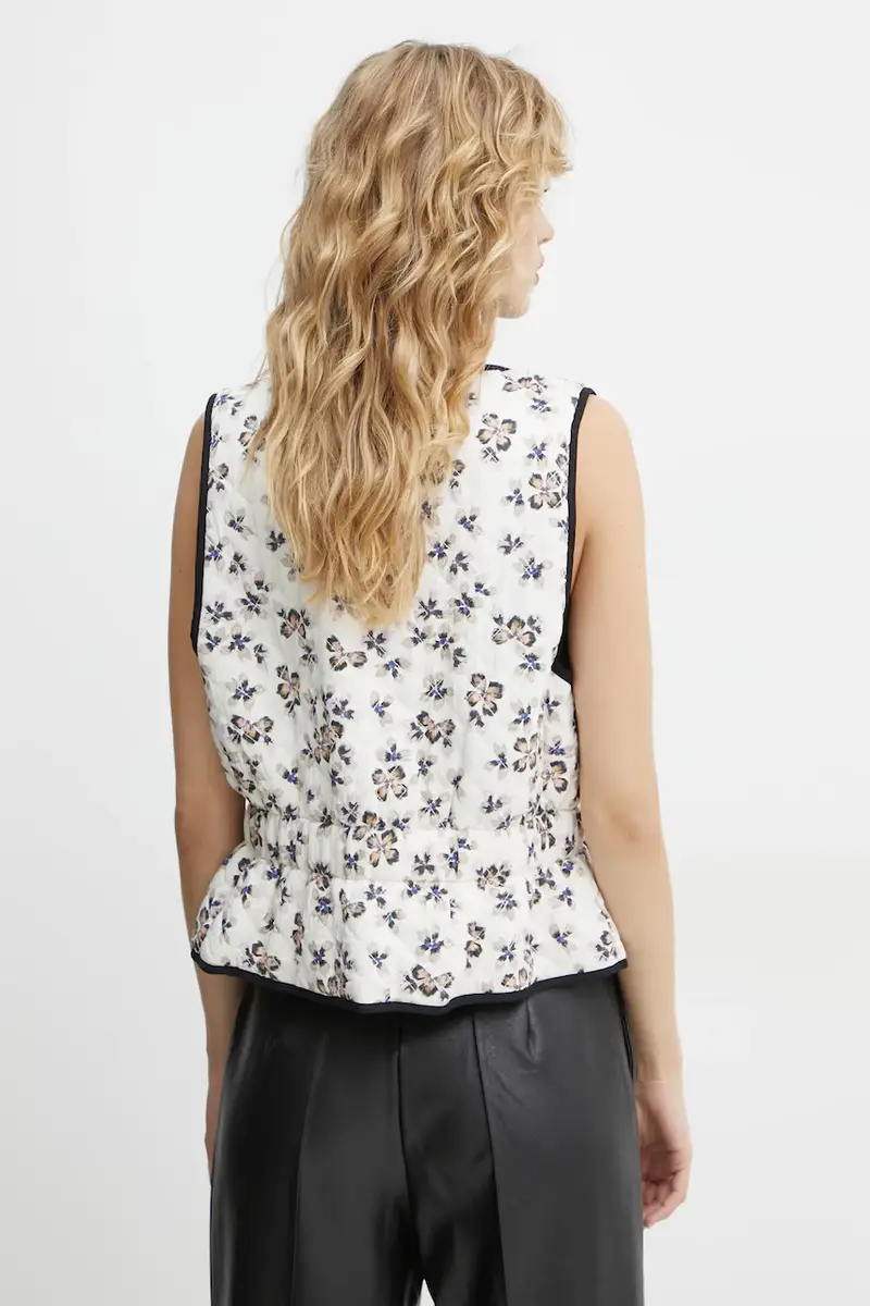 MUNTHE Gilet Donna Beige 3569955 miniatura 3