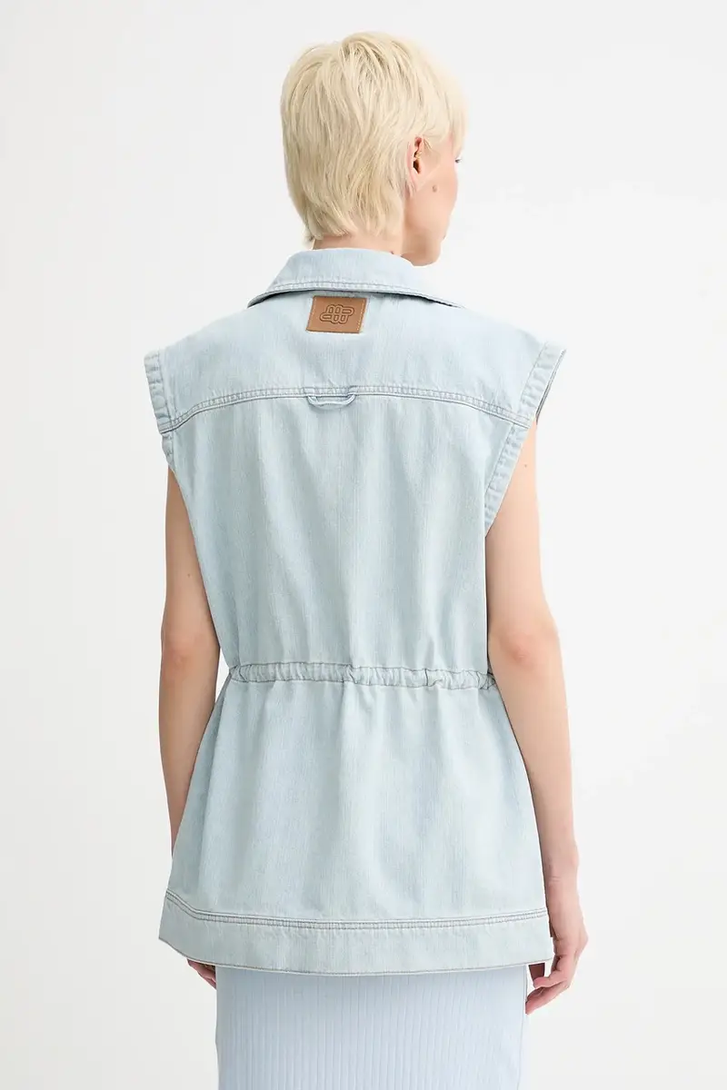 giubbotto di jeans USAMI colore blu 255151225502 miniatura 3