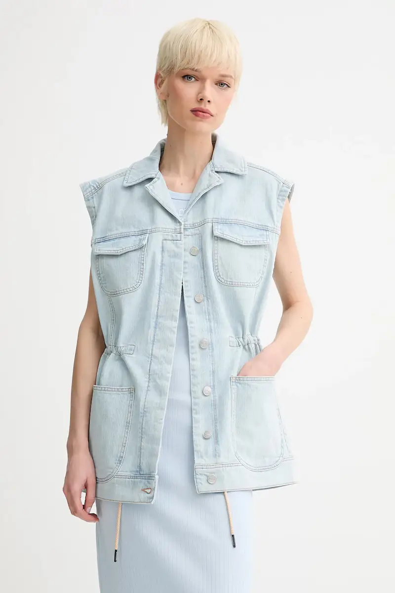 giubbotto di jeans USAMI colore blu 255151225502