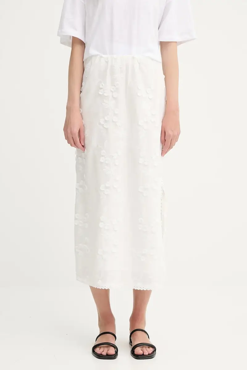 gonna in cotone URSA colore bianco 255121025522