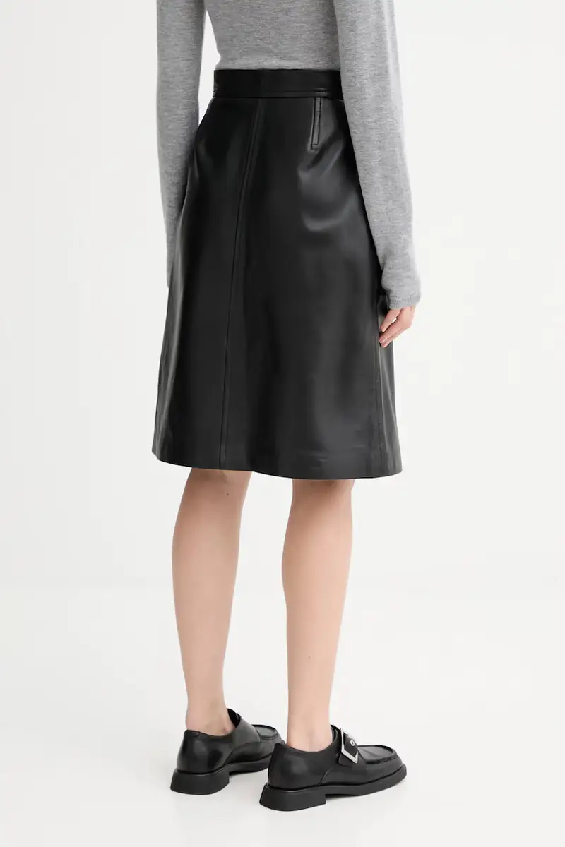 gonna in pelle LOCUS colore nero 253123325303 miniatura 3