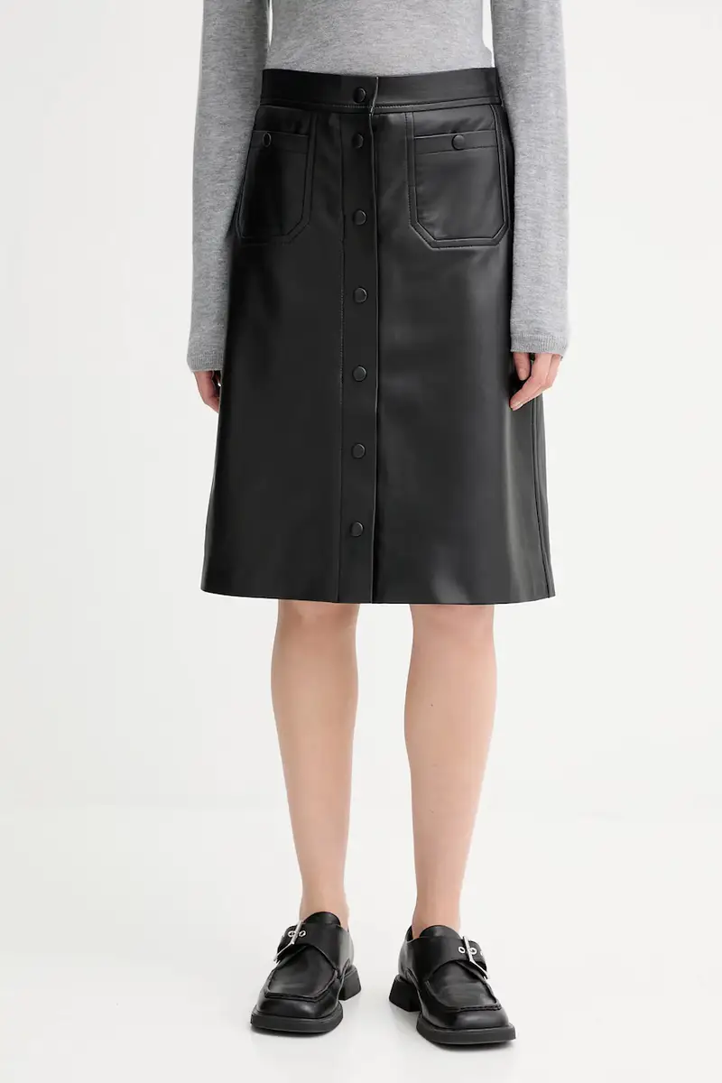 gonna in pelle LOCUS colore nero 253123325303