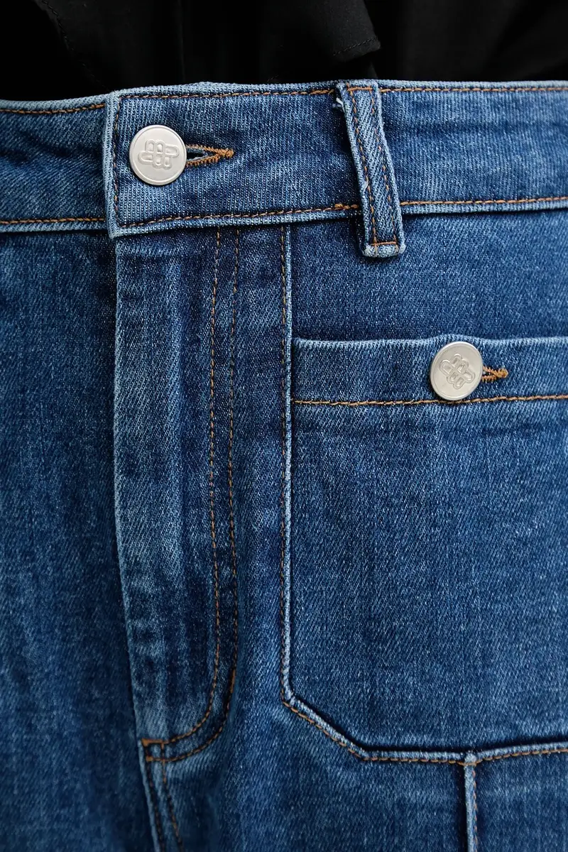 MUNTHE Jeans Donna Blu 3168282 miniatura 4