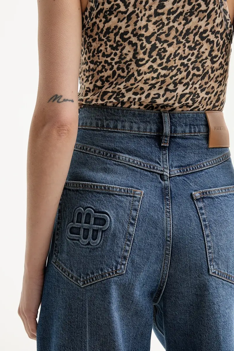 MUNTHE Jeans Donna Blu 2885900 miniatura 4