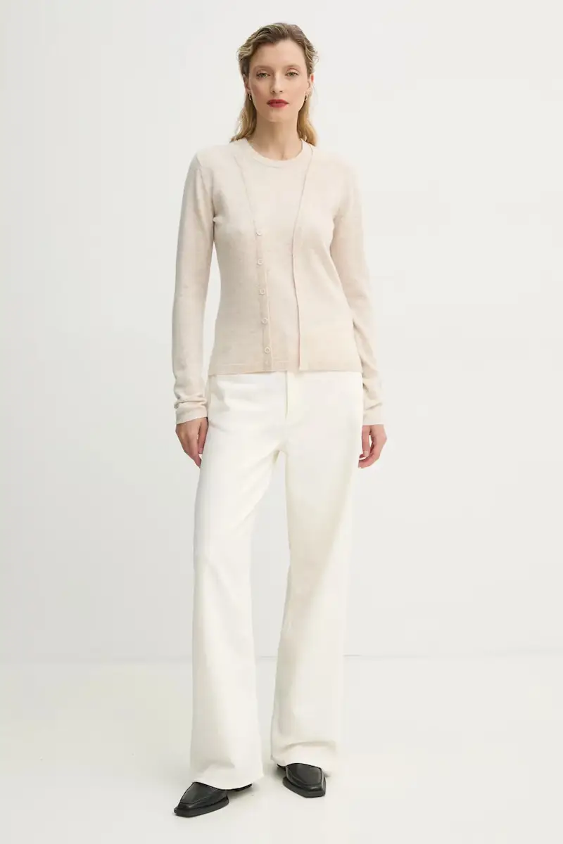 maglione in lana FELYX donna colore beige 251160125174 miniatura 2