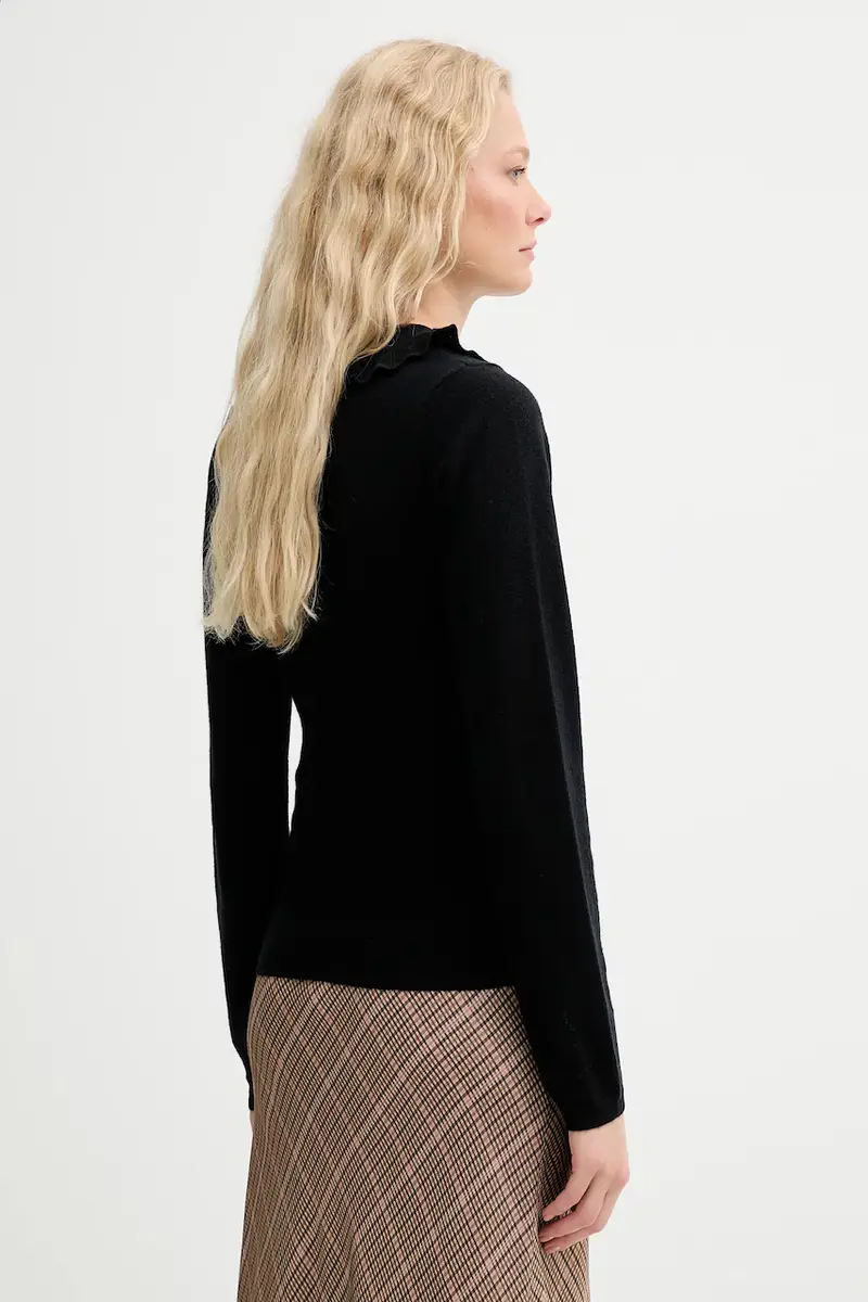 maglione in lana LIVO donna colore nero 253161525373 miniatura 3