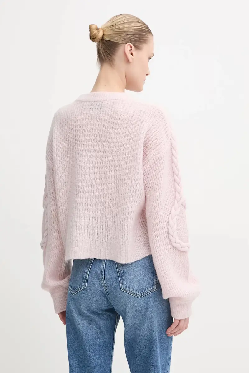 maglione in lana SAKIRA donna colore rosa 244160724472 miniatura 3