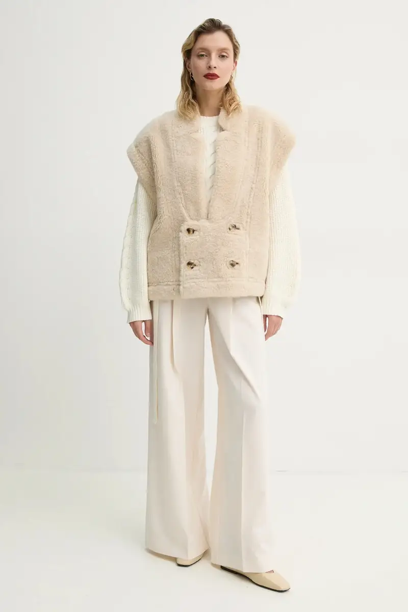 maglione in misto lana FABRICKA donna colore beige 251160025176 miniatura 2