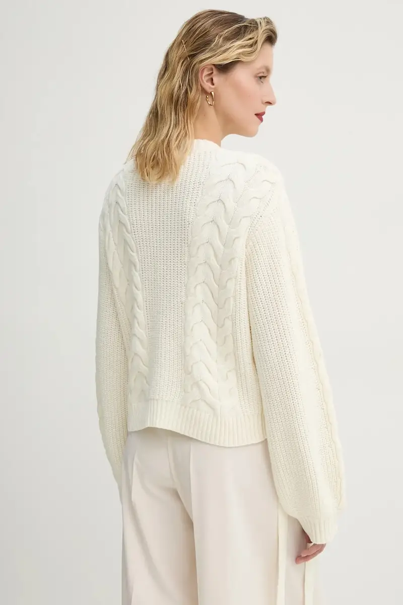 maglione in misto lana FABRICKA donna colore beige 251160025176 miniatura 3