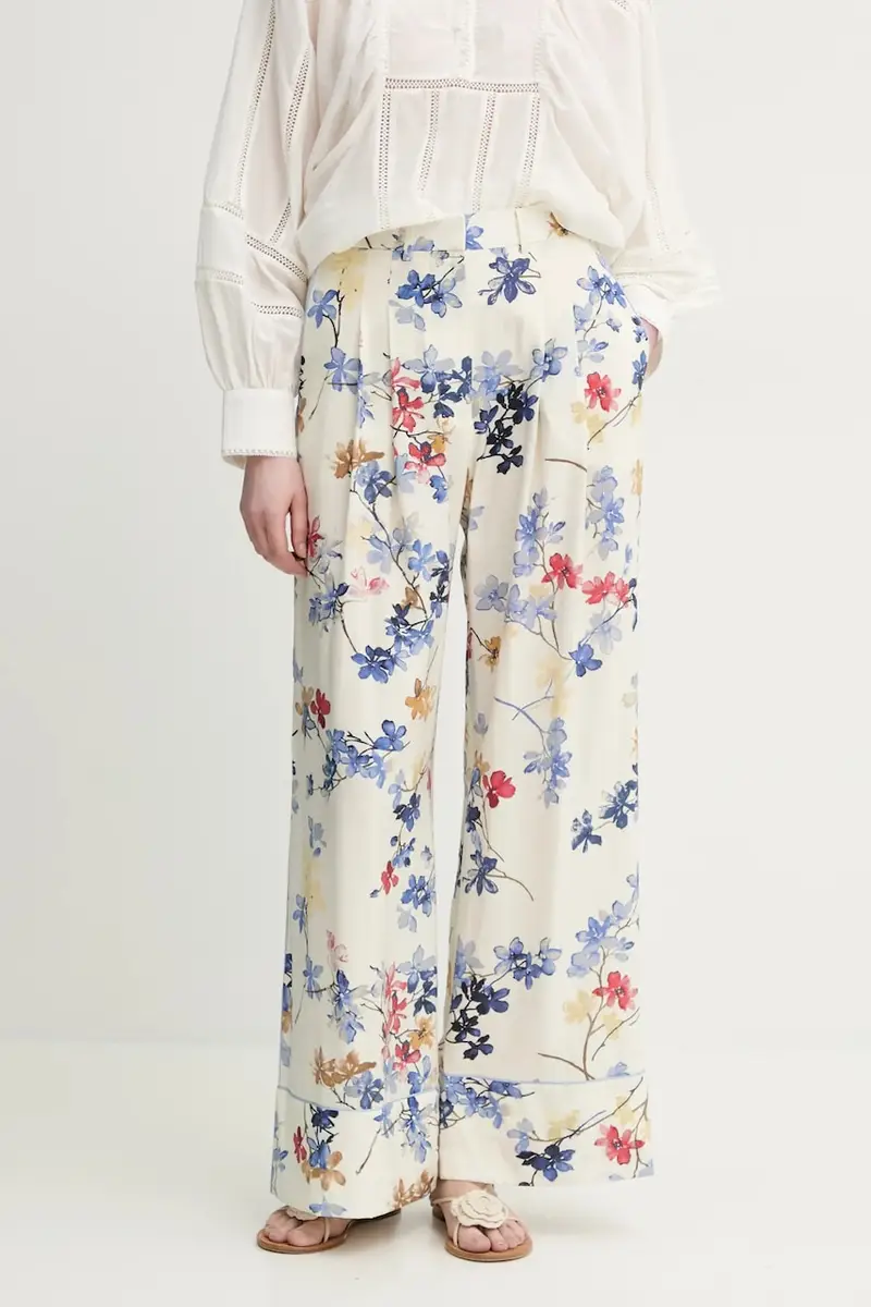 pantaloni FAICUS donna colore beige 251142525121