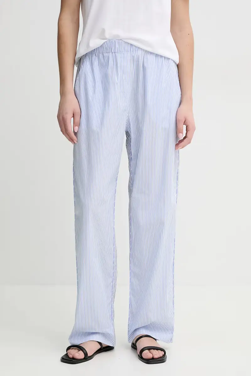 pantaloni in cotone FIDDA donna colore blu 251142725126