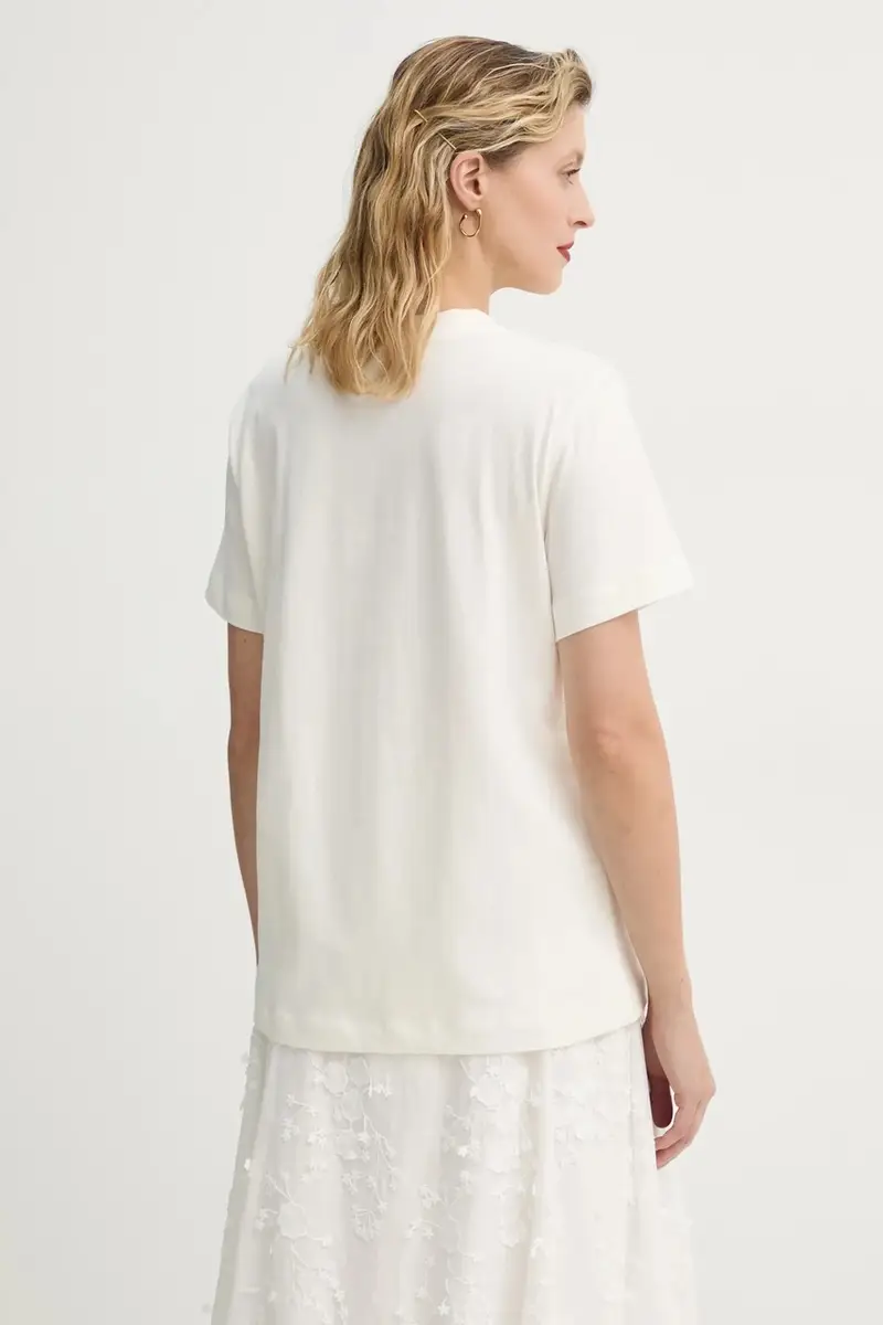 MUNTHE T-shirt Donna Beige 3569729 miniatura 3