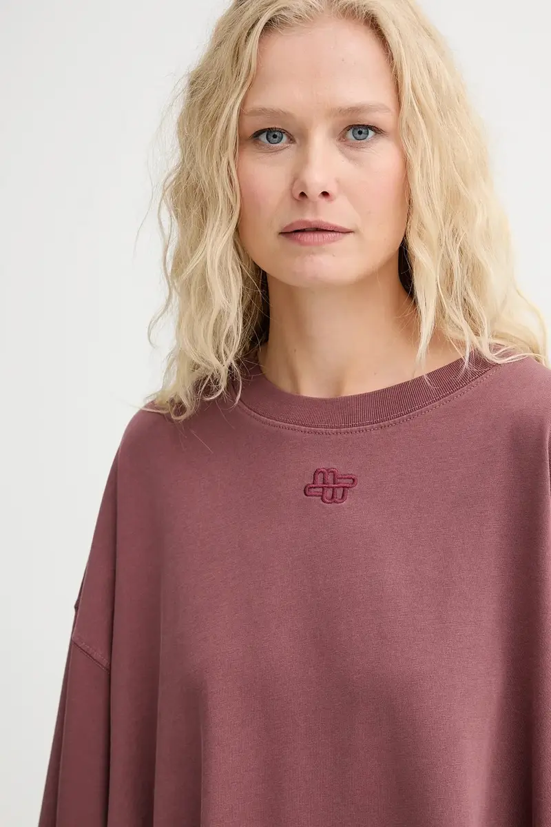 MUNTHE T-shirt Donna Arancione 3241527 miniatura 4