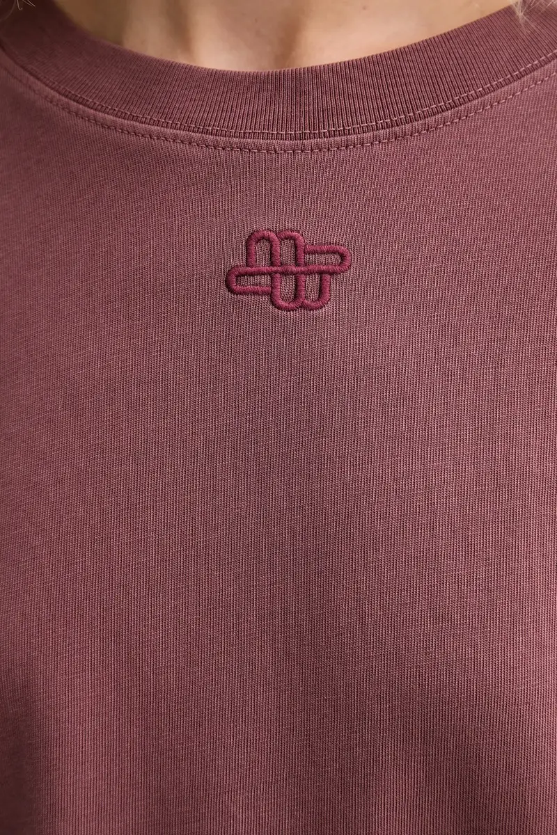 MUNTHE T-shirt Donna Arancione 3241527 miniatura 5