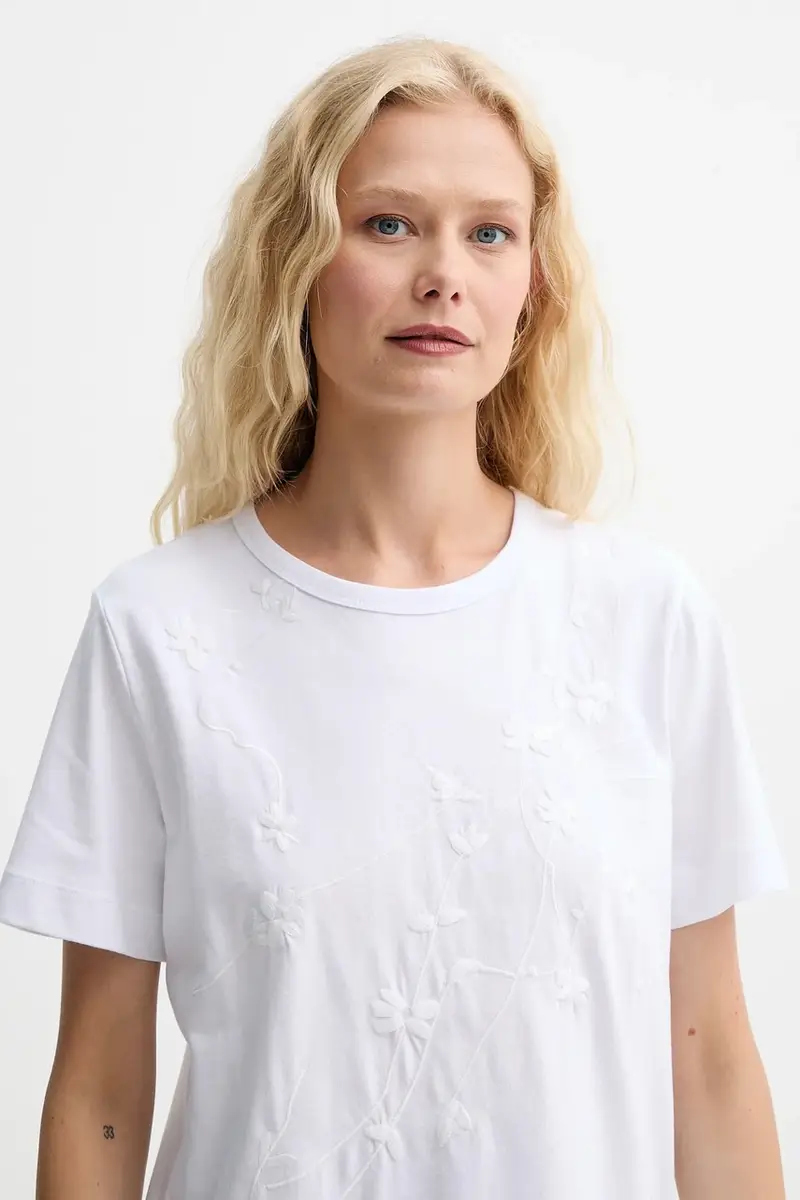 MUNTHE T-shirt Donna Bianco 2885723 miniatura 4