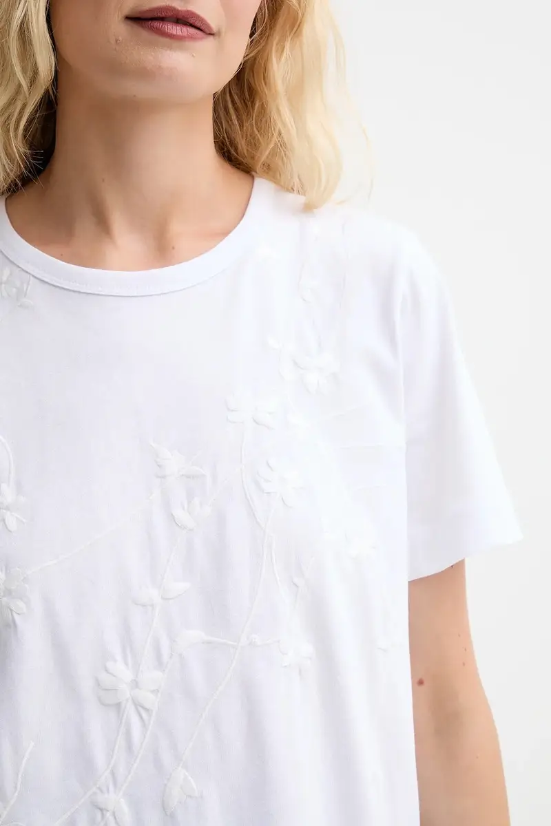 MUNTHE T-shirt Donna Bianco 2885723 miniatura 5