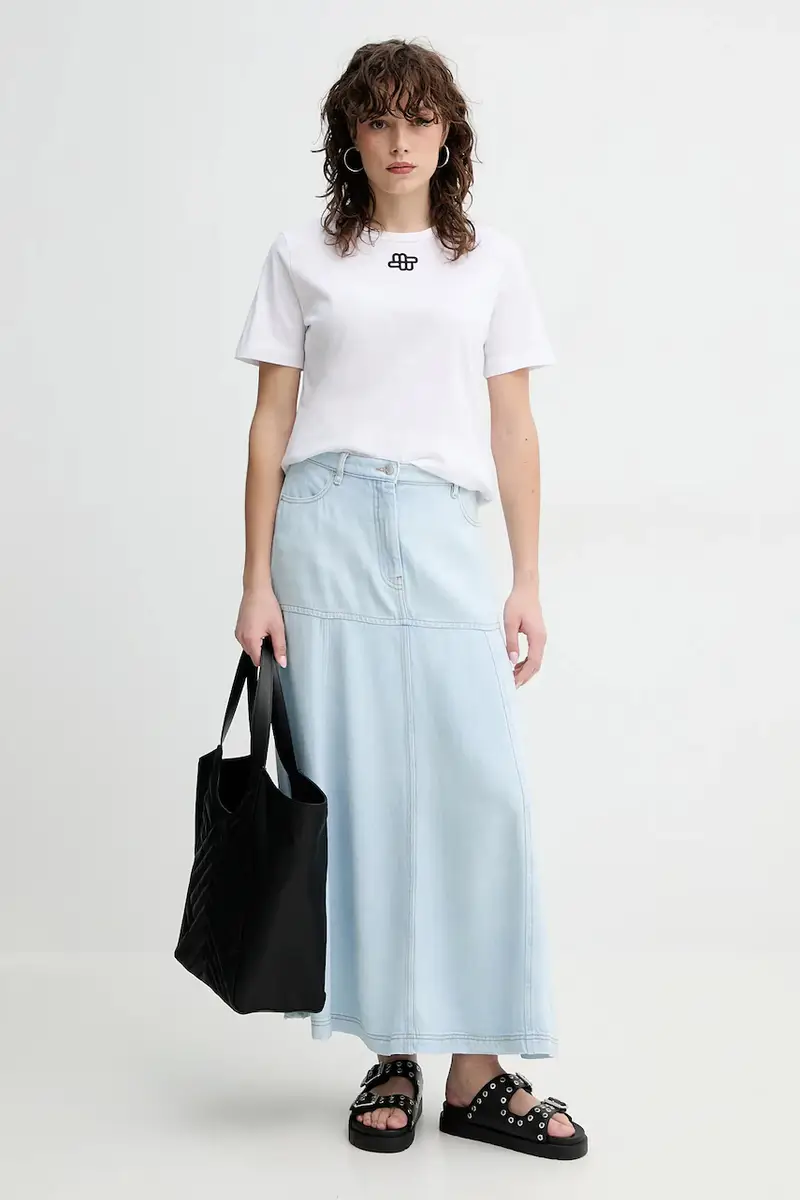 MUNTHE T-shirt Donna Bianco 3577065 miniatura 2