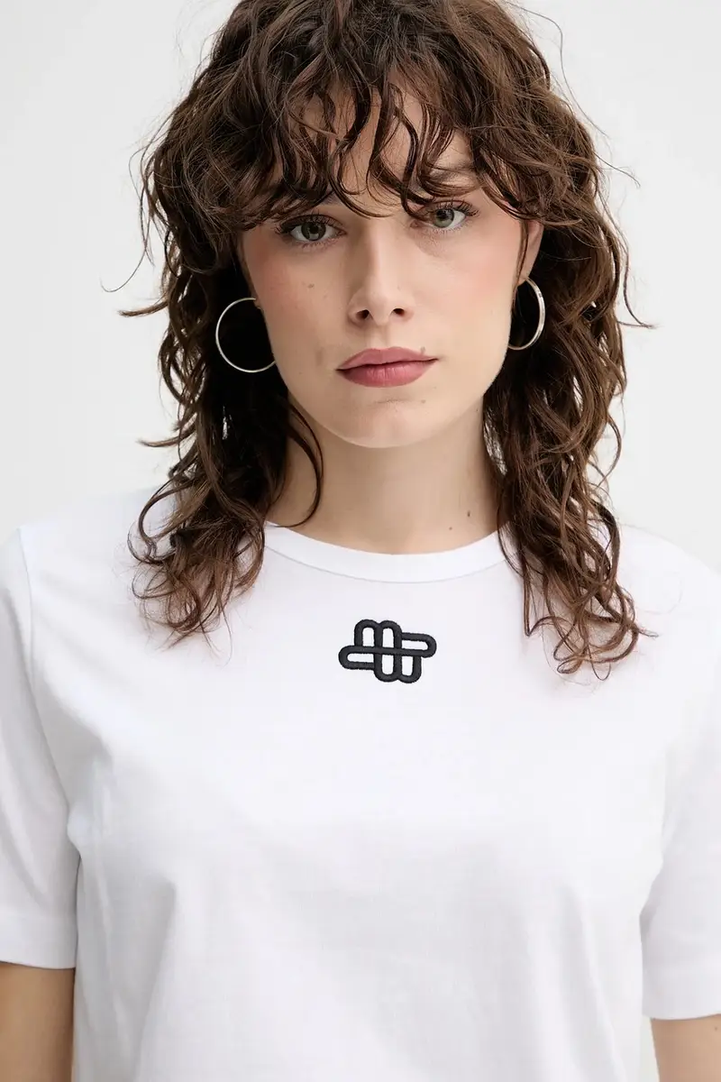 MUNTHE T-shirt Donna Bianco 3577065 miniatura 4