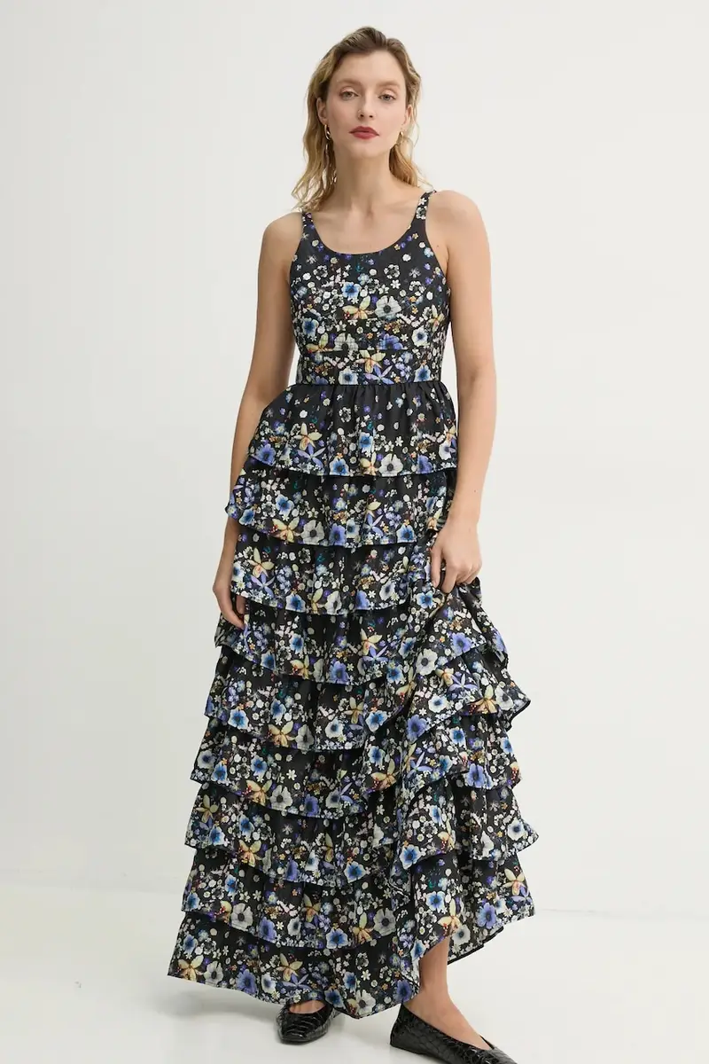 vestito in seta FRUMA colore nero 251134025118