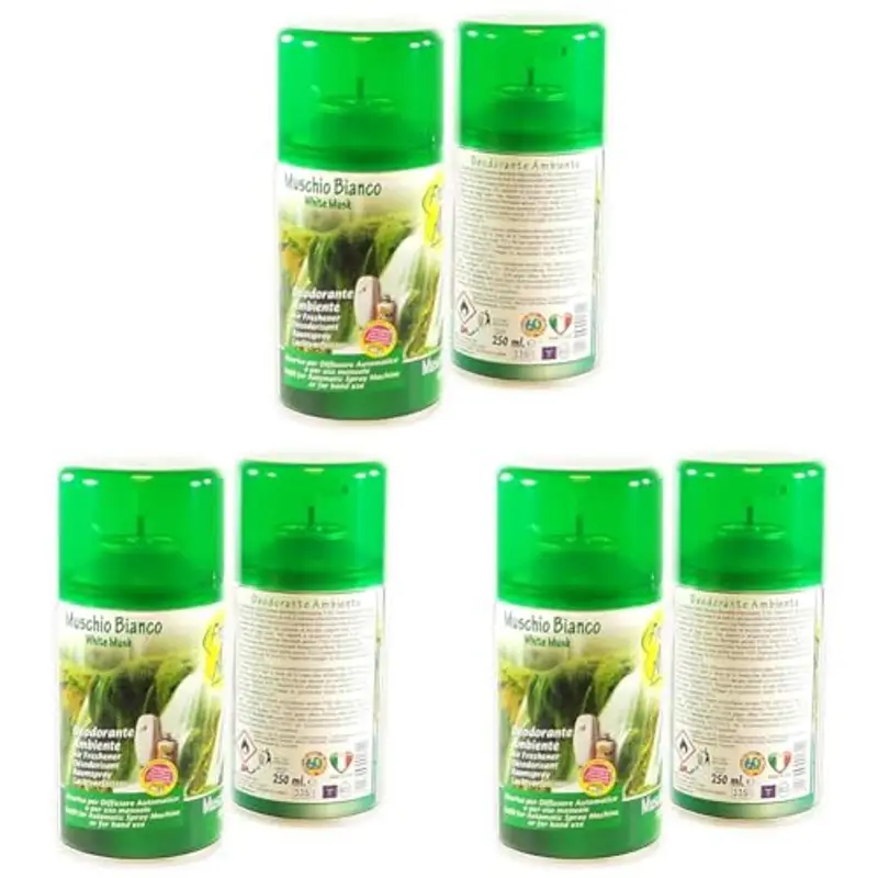 Muschio Deodorante Ambiente, 250ml (Confezione da 3)