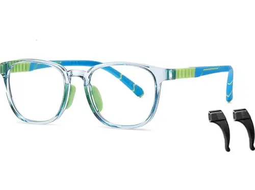 Musivon Occhiali Luce Blu Bambino Per Età 3-12 Filtro Luce Blu Occhiali Bambino Luce Blu Computer Per Gaming