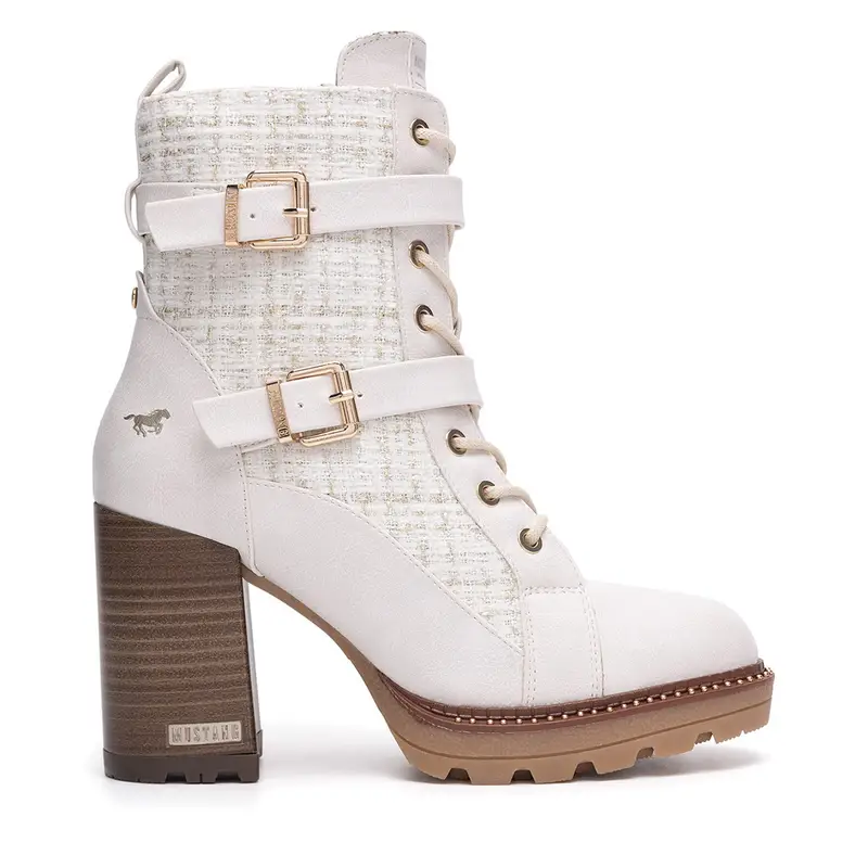 Stivaletti Mustang 1505-501 Bianco