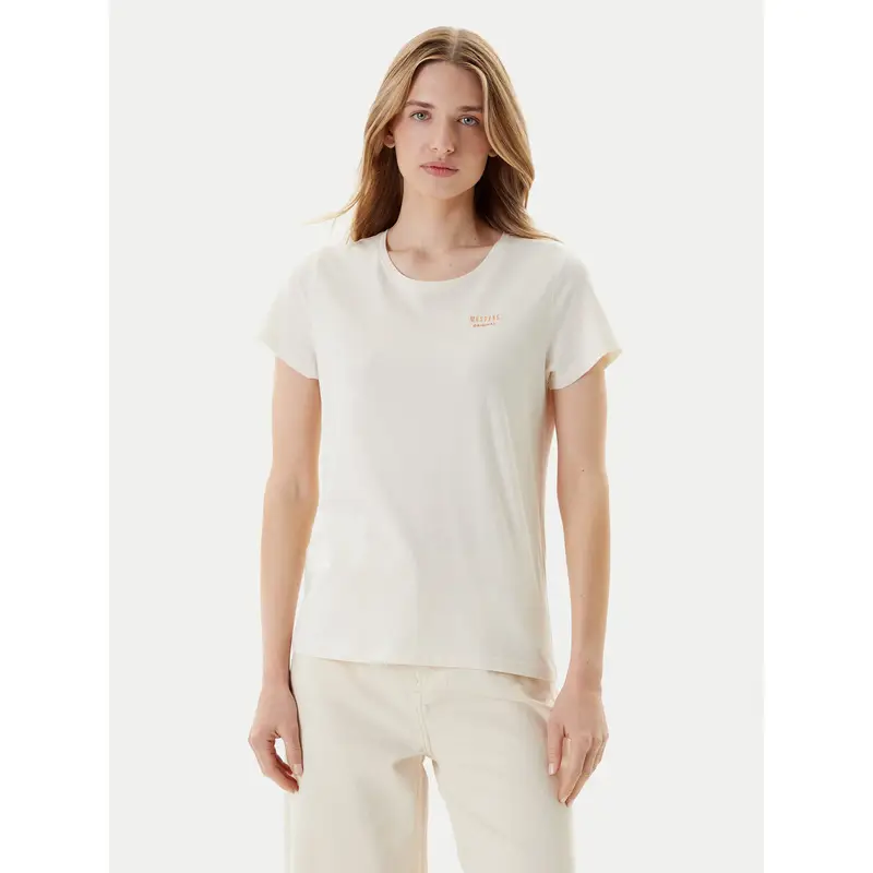 Mustang T-shirt Bianco 3217451