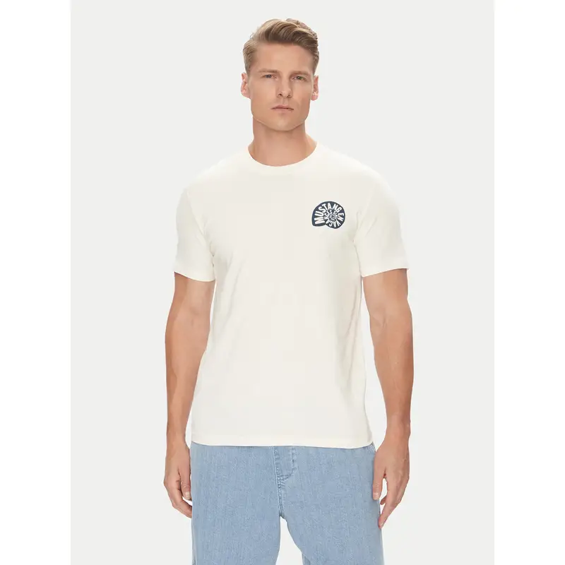 Mustang T-shirt Beige 4176288