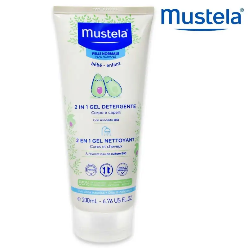 Detergente gel 2 in 1 Mustela 200ml