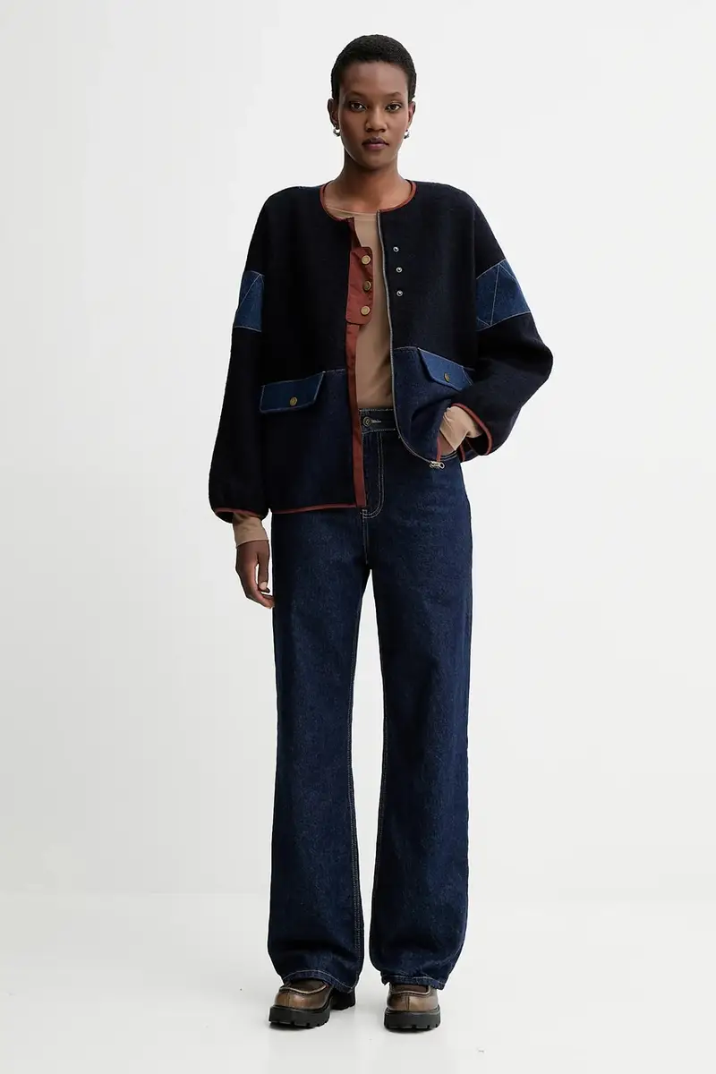 camicia a maniche lunghe colore marrone 0 miniatura 2