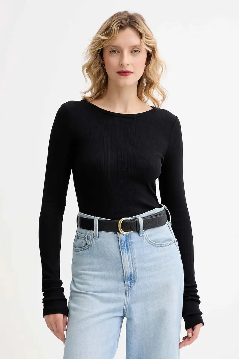 . camicia a maniche lunghe MUUV. x Answear colore nero