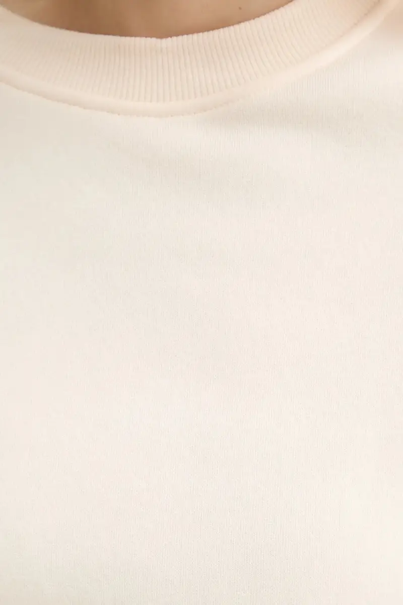 felpa MUUV. x Answear donna colore beige miniatura 5