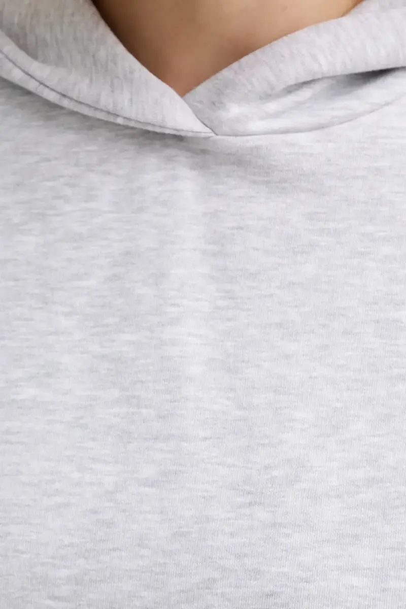 felpa MUUV. x Answear donna colore grigio con cappuccio miniatura 5