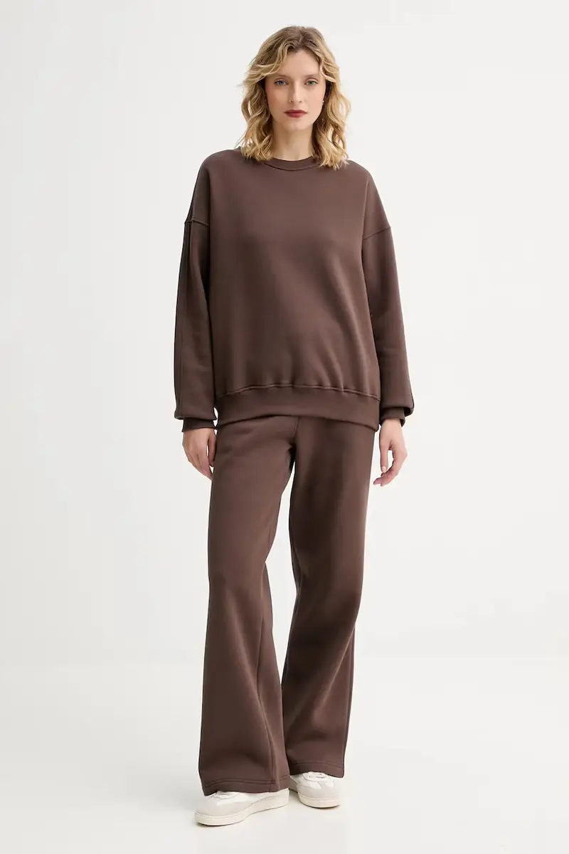 felpa MUUV. x Answear donna colore marrone miniatura 2