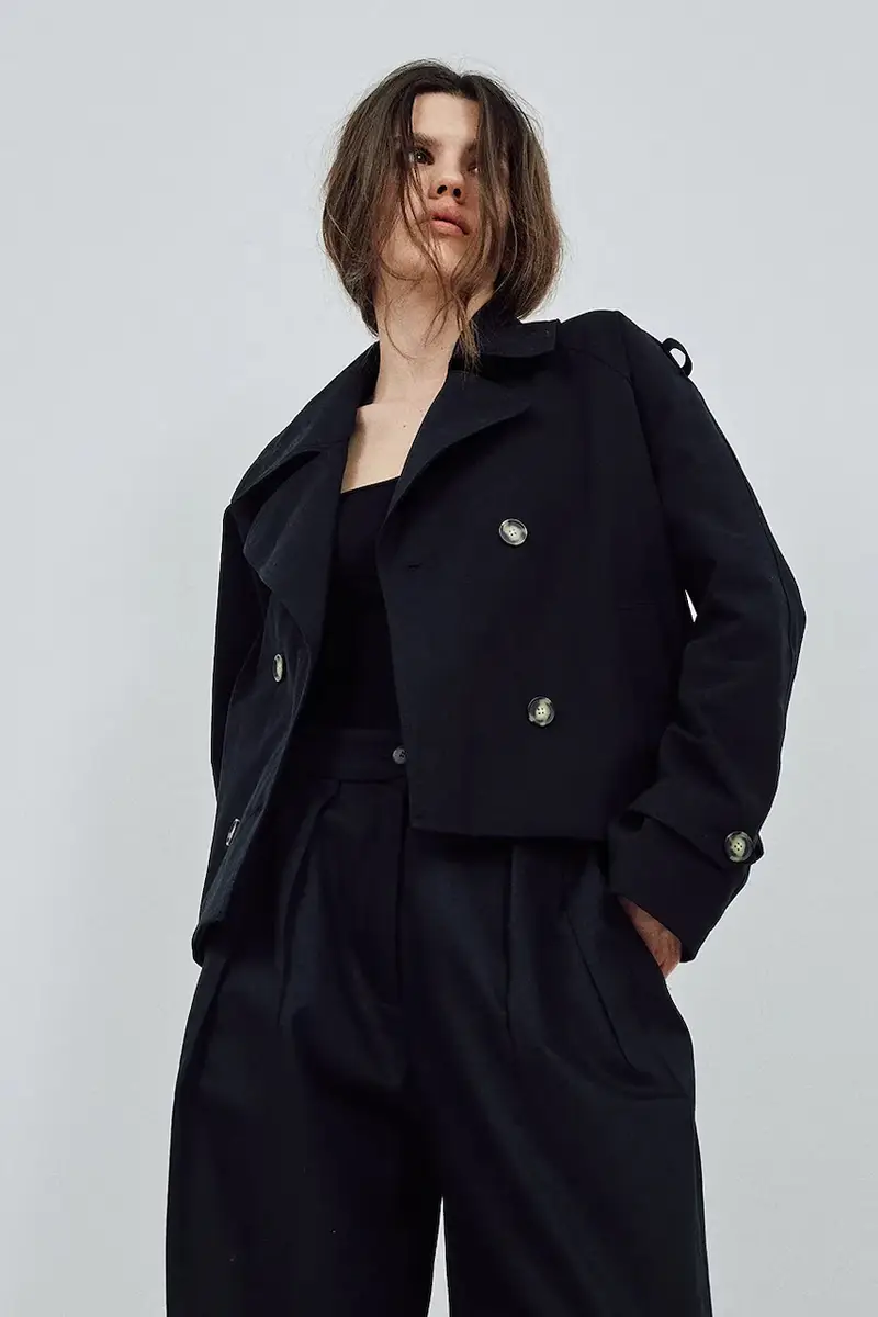 . giacca THEA colore nero miniatura 2