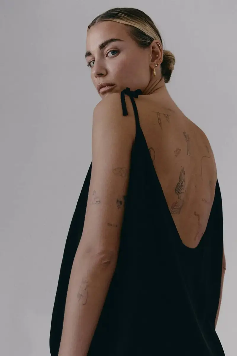 maglietta senza maniche DUE colore nero miniatura 2