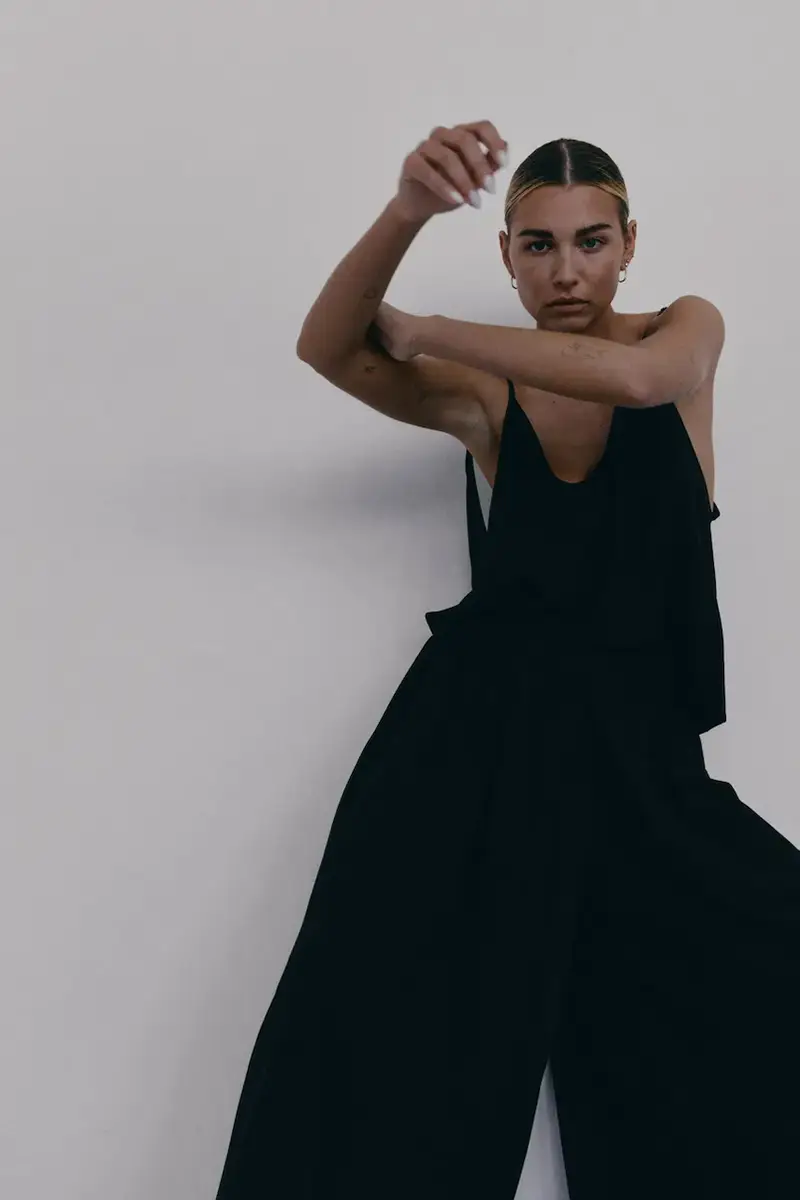 maglietta senza maniche DUE colore nero miniatura 5