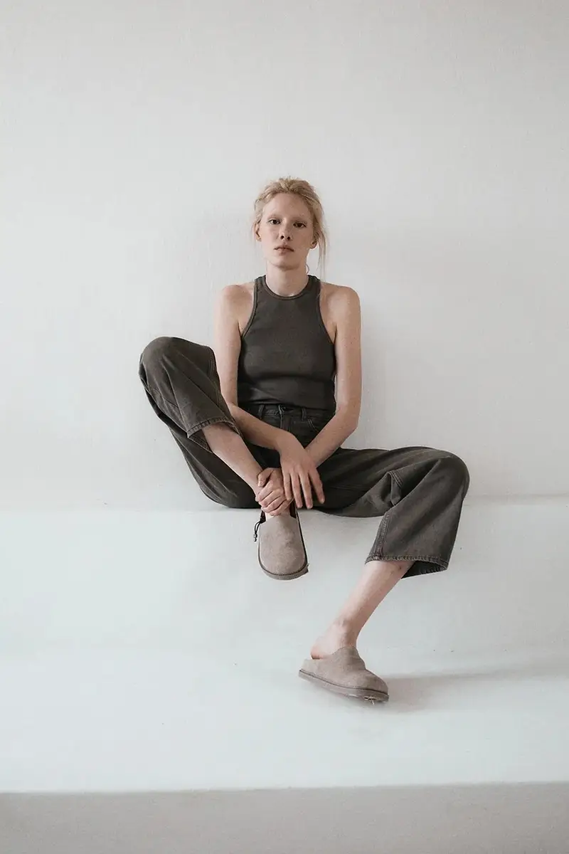 top in cotone PRESSE colore verde PRESSE Marrone miniatura 4