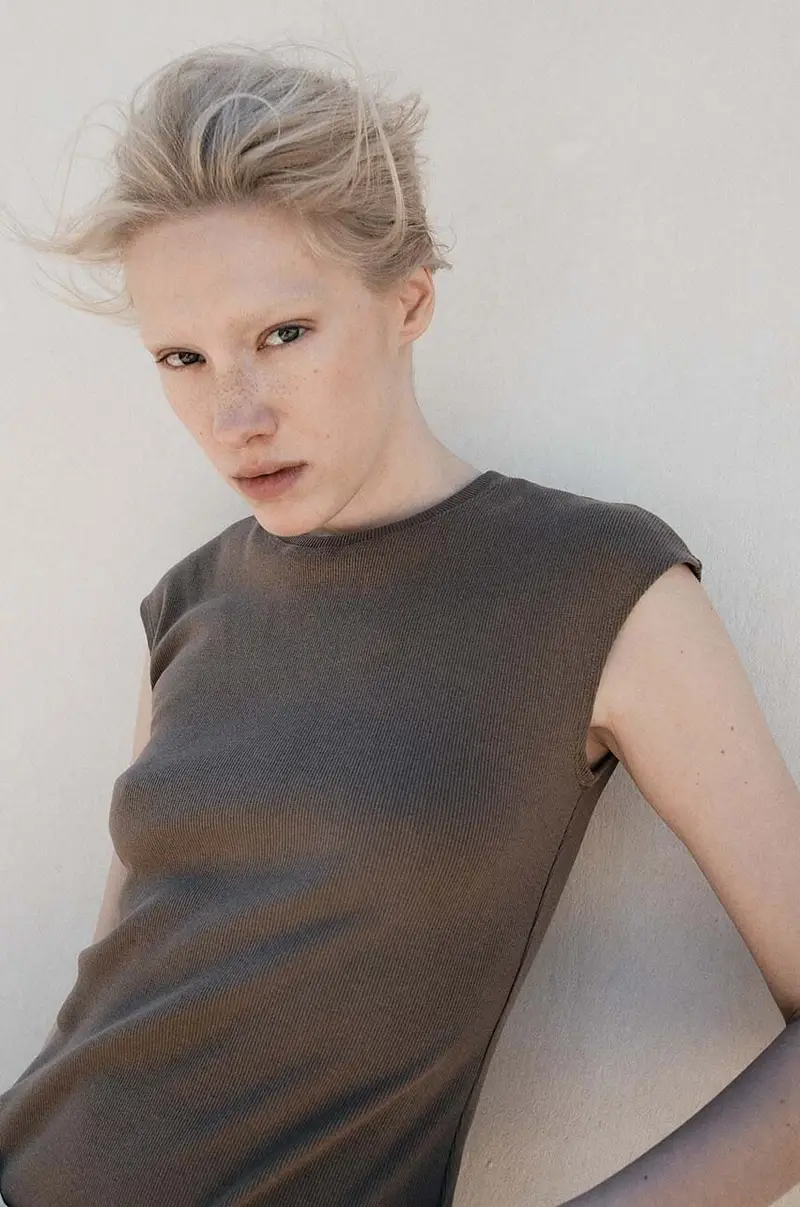 top in cotone TETE colore marrone TETE miniatura 2