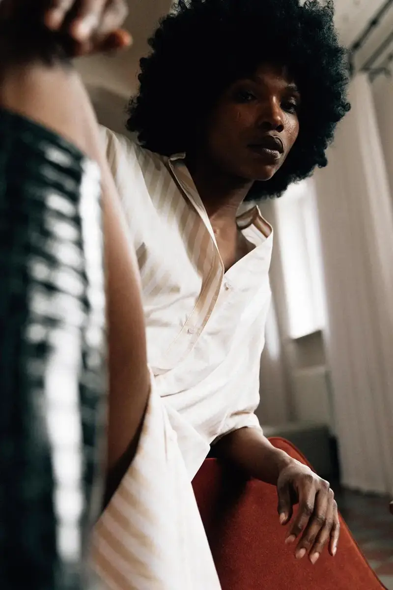 vestito colore marrone Beige miniatura 4