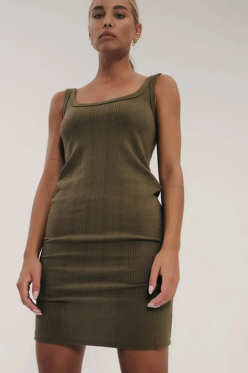 vestito FENDU colore verde miniatura 3