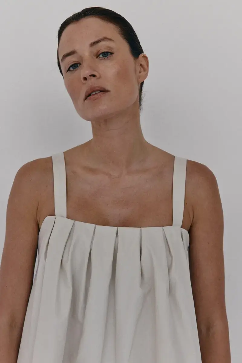 vestito JELLE colore nero Beige miniatura 2