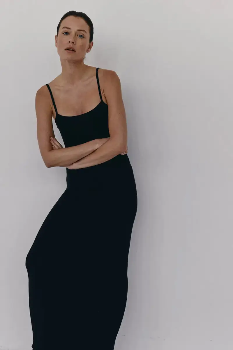 vestito JORDE colore nero miniatura 2