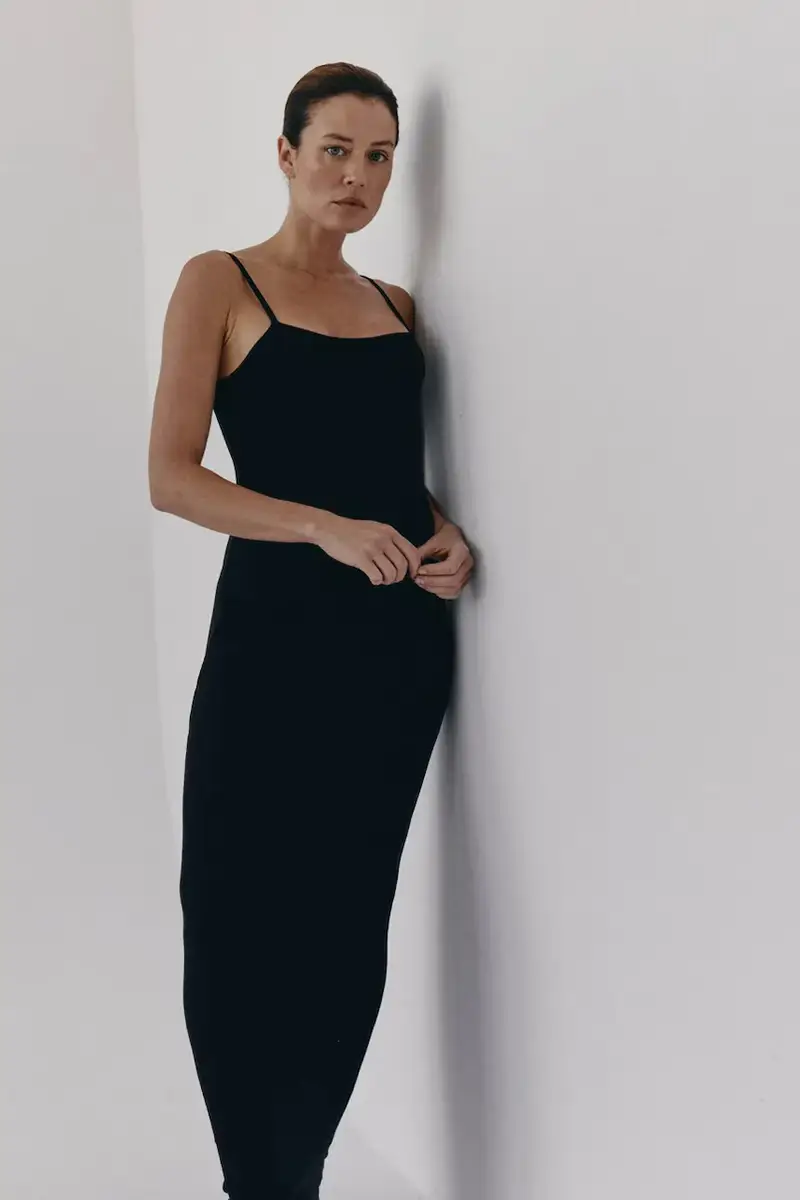 vestito JORDE colore nero miniatura 4